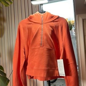 DISCONTINUED Lululemon Scuba 1/2 Zip Hoodie ( Warm Coral)